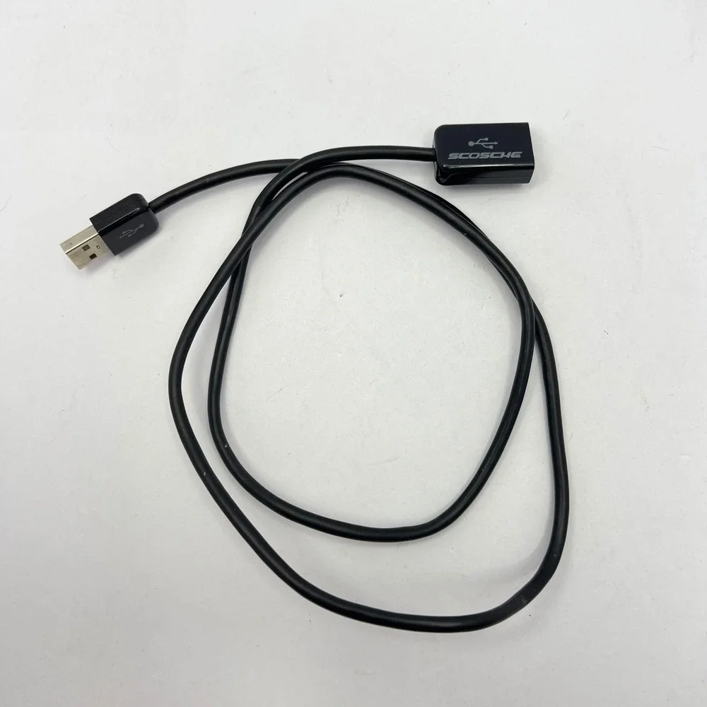 Scosche USB Extension Cable Accessory Male to Female Connector 3 ft